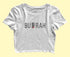 Quirkipedia Bumrah Yorker Wicket Cricket     Womens Crop Tops